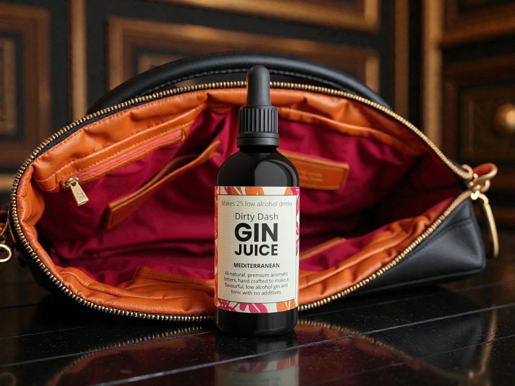 Dirty Dash Gin Juice Mediterranean handbag