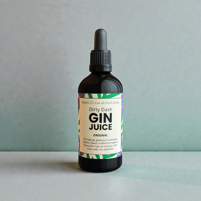 Dirty Dash Gin Juice Original green background
